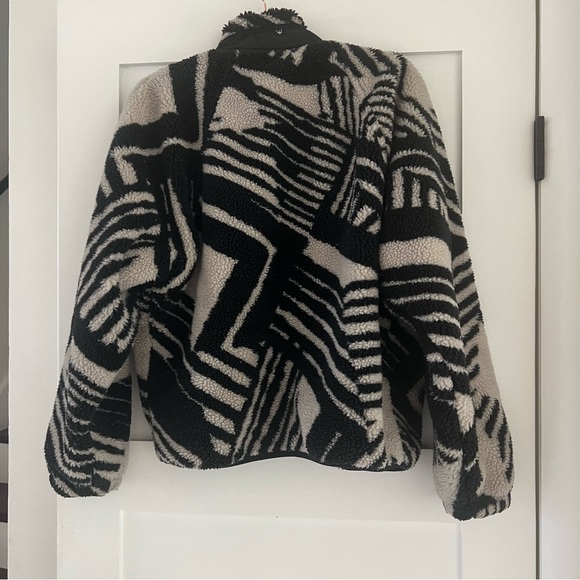 Free People geo line combo hit slopes printed lined jacket medium - Picture 8 of 13